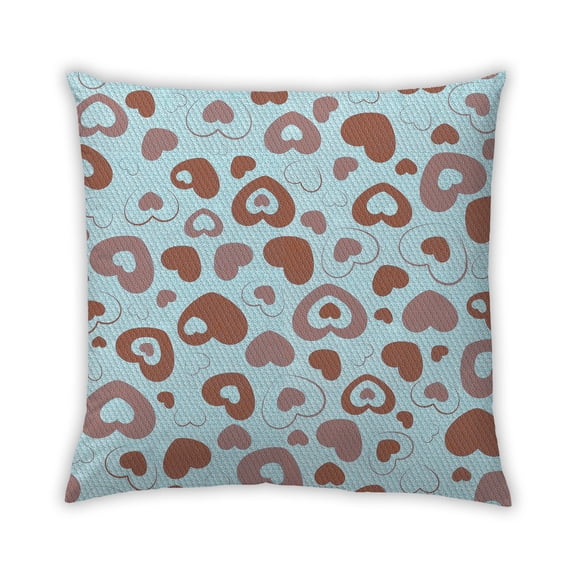 Ahgly Company Outdoor Square Contemporary Throw Pillow, 18 inch by 18 inch