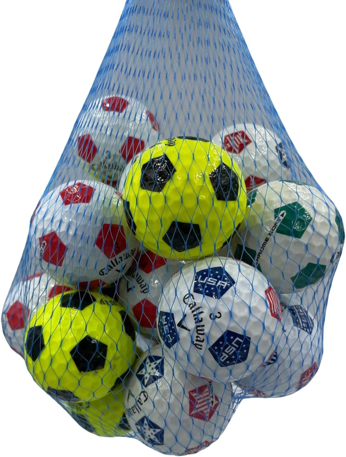 Golf Ball Planet - Callaway Chrome Soft Truvis Mix Recycled Golf Balls 24 Pack (4A/Near Mint)
