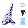 thumbnail image 3 of Ocarina con libro de música, elegante estuche de resina para guardar recuerdos de fiesta, piccolo para presentaciones, adultos, niños y principiantes. flor azul, 3 of 8