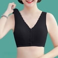 thumbnail image 4 of MEICHEN Middle and Elderly Women's Front Closure Bralettes Cotton Thin No Underwire Push Up Bras Underwear Summer Fall Fashion Essentials Clothing, 4 of 8