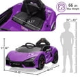 thumbnail image 2 of Towallmark 12V Ride On Car for Kids, Licensed Lamborghini Revuelto Electric Vehicle, Battery Powered Sports Car Toy for Boys & Girls,Kids Christmas Gifts, 2 of 7