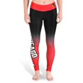 thumbnail image 2 of KLEW NHL Women's Chicago Blackhawks Gradient Print Leggings, 2 of 2