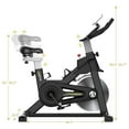 thumbnail image 6 of PooBoo Yellow Magnetic Indoor Stationary Exercise Cycling Bike for Home Office Cardio Workout LCD Monitor Maximum User Weight 360 lb, 6 of 9