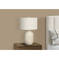 thumbnail image 6 of Table Lamp Lighting, 26"h, Table Lamp, Cream Ceramic, Ivory / Cream Shade, Contemporary,LED Lamp, 6 of 7