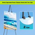 thumbnail image 3 of SSRck Thickened Easel Stand for Wedding Sign & Poster 63'' Portable Easels, 3 of 7