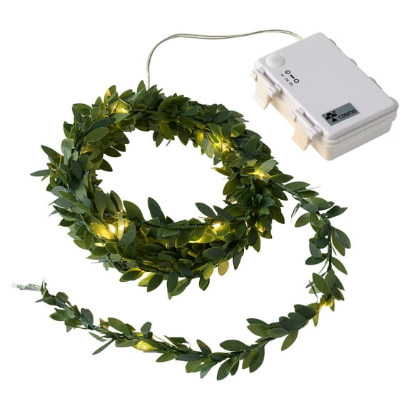 8 Pack: 10ft. Leaf Garland String Lights by Ashland