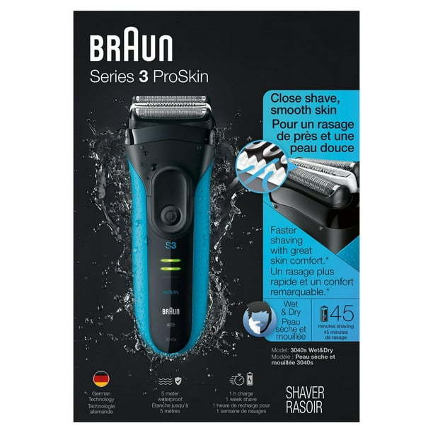 Braun Series 3 Proskin Shave&Style 3-in-1 Electric Shaver, Wet and