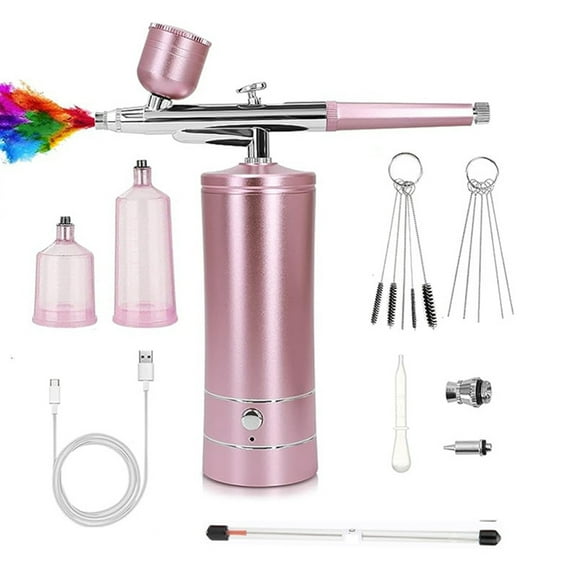 30PSI Airbrush Kits with Compressor Cordless Air Brush Guns with 0.3mm Nozzle