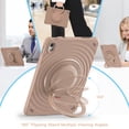 thumbnail image 4 of Dteck Case for iPad 11-inch (A16) 2025 /iPad 10th Generation 10.9 inch 2022,Heavy Duty Silicone + PC Case Shockproof Handle Grip Kickstand Cover with Shouldler Strap for iPad 10th/11th Gen,Latte, 4 of 9