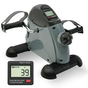 Baokaler Under Desk Exercise Bike, Foot Pedal Exerciser, Portable Under Desk Pedal Stepper with Digital Display, Mini Leg Exerciser for Home