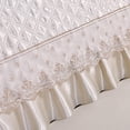 thumbnail image 4 of Moderno Sofá Cama Cabeceros de Fun Elástica Prueba de Polvo Cubierta de Te de Poliéster para Decoración de Dormitorio 200 cm Yotijar Funda de la cabecera de la cama, 4 of 7