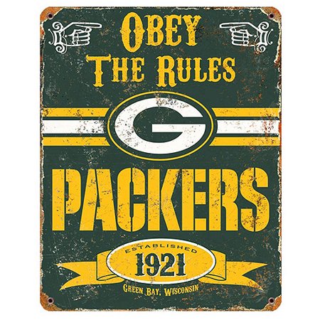 Party Animal NFL Green Bay Packers Vintage Sign