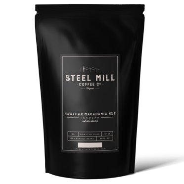 Steel Mill Coffee Co. Kenya AA Single-Origin Gourmet Coffee - Whole Bean Medium Roast 2lb Bag