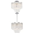 thumbnail image 3 of Crystorama Addis 4 Light Polished Chrome Chandelier - 17.75"W x 13.75"H x 17.75"D, 3 of 11