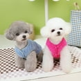 thumbnail image 4 of Dog Clothes Small Dog Winter Sweaters with Drawstring Soft Wool Vest Jacket for Cold Weather Stylish and Warm, 4 of 7