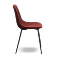 thumbnail image 2 of Pemberly Row Performance Velvet Side Chairs (Set of 2) in Red, 2 of 7