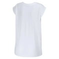 thumbnail image 3 of Women's WEAR by Erin Andrews White Pittsburgh Steelers Checker Muscle Tank Top, 3 of 3