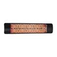 thumbnail image 2 of Eurofase Heating - 5000 Watt Electric Infrared Dual Element Heater-480 Voltage-Black Finish-Mason Decorative Fascia, 2 of 8