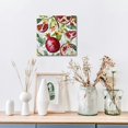 thumbnail image 6 of Chilfamy Pomegranate Leaves Wall Decor Canvas Art Ready to Hang 12x12in, 6 of 6
