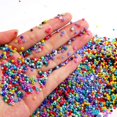 thumbnail image 2 of 14400pcs Glass Seed Beads 24 Colors Small Beads Kit Bracelet Beads For Jewelry Making, 2 of 4