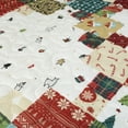 thumbnail image 2 of Your Lifestyle Holiday Love 3PC Queen Quilt Set, 2 of 8