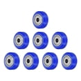 thumbnail image 1 of 8Pcs 3D Printer Wheel with 625ZZ Linear Bearing, 3D Printer Pom Roller Plastic Pulley Wheel for 7D Printer, Blue, 1 of 5