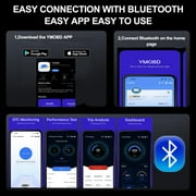 MS310 OBD2 Scanner Bluetooth for Android & iPhone, Car OBD2 Scanner Diagnostic Tool for All OBD II Vehicles Check Engine Light Vehicle Code Reader
