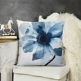 thumbnail image 2 of YINGXI  Watercolor Blue Geometric Pillows Covers(Style A) 12x12in, 2 of 5