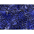 thumbnail image 4 of oneOone Viscose Jersey Medium Blue Fabric Animal Skin Craft Projects Decor Fabric Printed By The Yard 60 Inch Wide-9CR, 4 of 5