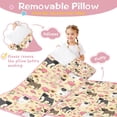 thumbnail image 3 of Pugs and Pioneer Flower Toddler Nap Mats for Kids Preschool,Sleeping Mat Bag or Kids,Toddler Sleeping Bag,Toddler Nap Mat or Daycare, 3 of 6