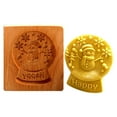 thumbnail image 3 of Novel Christmas Carved Model Cutter Wooden Gingerbread Shortbread Model, 3 of 6