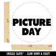 thumbnail image 2 of Picture Day Bold Text School Self-Inking Rubber Stamp Ink Stamper - Green Ink - Mini 1/2 Inch, 2 of 7