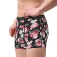 thumbnail image 3 of Bingfone Rose Flowers Men's Underwear - Casual Stretch Boxer Briefs-Large, 3 of 7