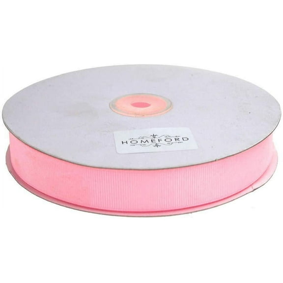 Solid Grosgrain Ribbon, 5/8-Inch, 50 Yards, Pink
