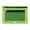Green, variant on IMossad 3-Hole Pencil Pouch for 3 Ring Binder - Clear Zippered Pen Case with Window, Organizer Pocket for Supplies