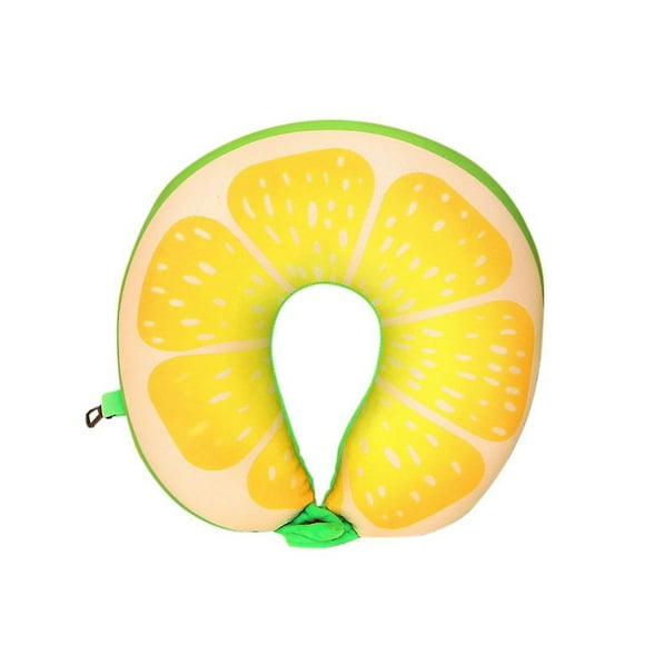Almohada de viaje HUOGUO Fruit Nanoparticles Cojín en forma de U