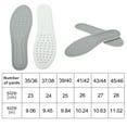 thumbnail image 3 of Ofertas Únicas 1 Par de Plantillas para Zapatos Deportivos Talla 39/40 Blanco Gris, 3 of 6