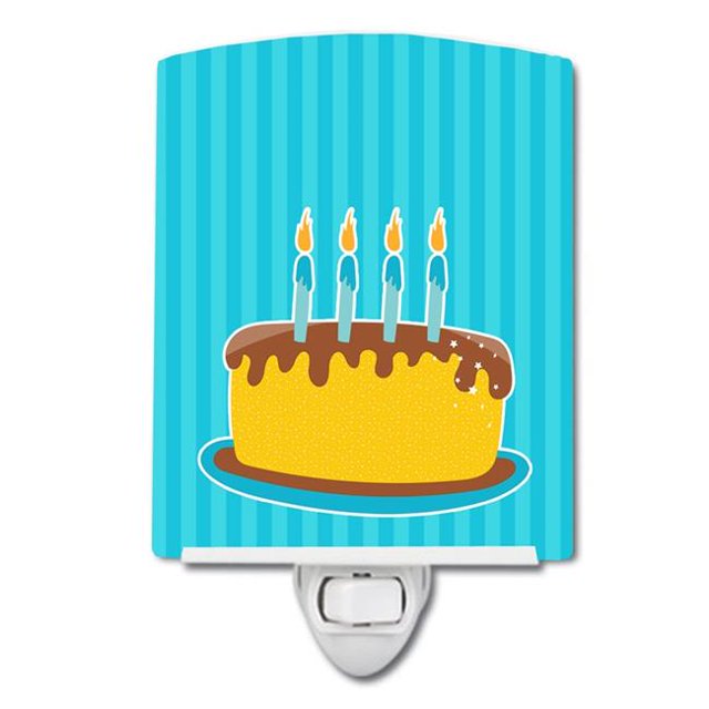 Carolines Treasures BB8939CNL Birthday Cake Ceramic Night Light
