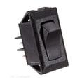 thumbnail image 1 of RV Designer Multi Purpose Switch S261 Use For Lighting/Water Heater/Water Pump; 10 Amp Max; Single Pole Single Throw SPST; Rocker; 0.550 Inch x 1.125 Inch Cutout; Black, 1 of 2