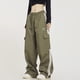 thumbnail image 3 of Pantalones casuales rectos con rayas laterales retro para hombres y mujeres, pantalones versátiles de pierna ancha de calle alta, 3 of 3