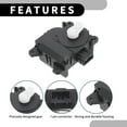thumbnail image 3 of Actuador de control de puerta de mezcla de calefacción HVAC Unique Bargains No.79140TK8A51 - para Honda Odyssey V6 Plástico Negro - 1 Pc, 3 of 6