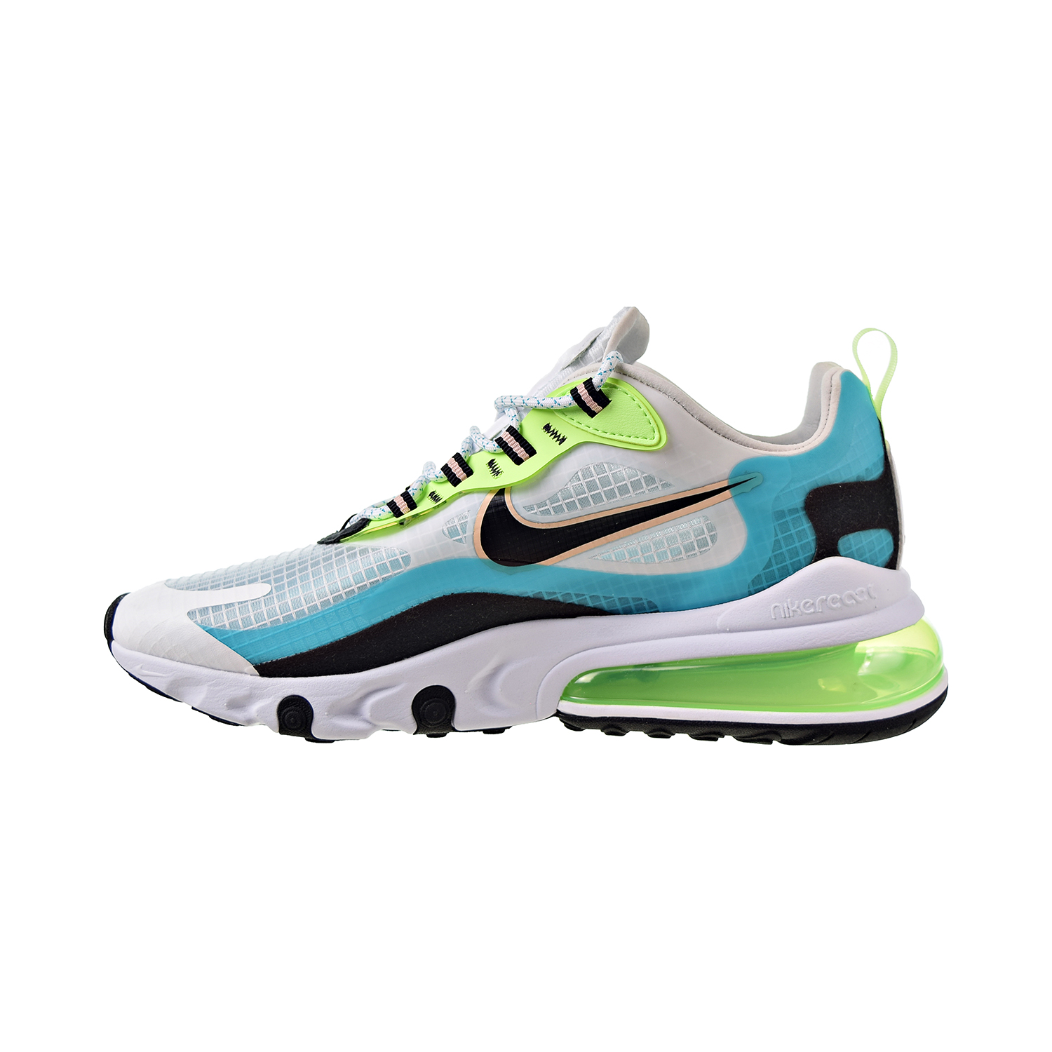 Nike Air Max 270 React SE Men's Shoes Oracle Aqua-Black-Ghost Green ct1265-300 - image 4 of 6