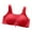 Red, variant on Bigersell Women's Seamless Sports Bra V-Neck Wire-Free Bra Support Women Open Back Sports Bra T-Shirt Bra Style R-125 Basic Bra Strap Nylon Full-Coverage Bra Feature Everyday Bras Underwear Beige L