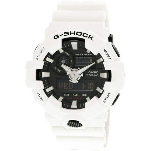 Casio Men's G Shock GA700-7A White Resin Japanese Quartz Diving Watch