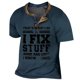 thumbnail image 1 of Men's T-shirt T-shirts Graphic Text Black Military Green Pool Dark Gray 3D Printing Street Casual Short Sleeve Button Down Printed Clothing Basic L, 1 of 3