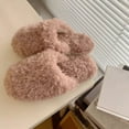 thumbnail image 6 of Penkiiy Warm Slippers for Women Winter Plush Cotton Slippers Indoor Home Leisure Baotou Warm Cotton Slippers Plush Velvet Slippers Ladies Cotton Slippers Pink Slippers, 6 of 6