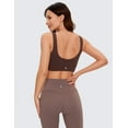 thumbnail image 2 of CRZ YOGA Butterluxe Womens U Back Sports Bra Scoop Neck Padded Yoga Bra, 2 of 6