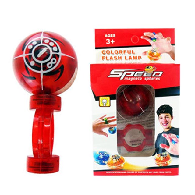 Bolas Magnéticas Electrónicas Bola De Punta De Dedo Inducción De Control Magnético Colorido Con Juguetes De Anillo De Potencia Para Niños qarigey OD017007-02