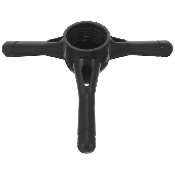 ibasenice Black Plastic Umbrella Stand with Stable Base for Outdoor, Travel, and Home Use - and Portable Design