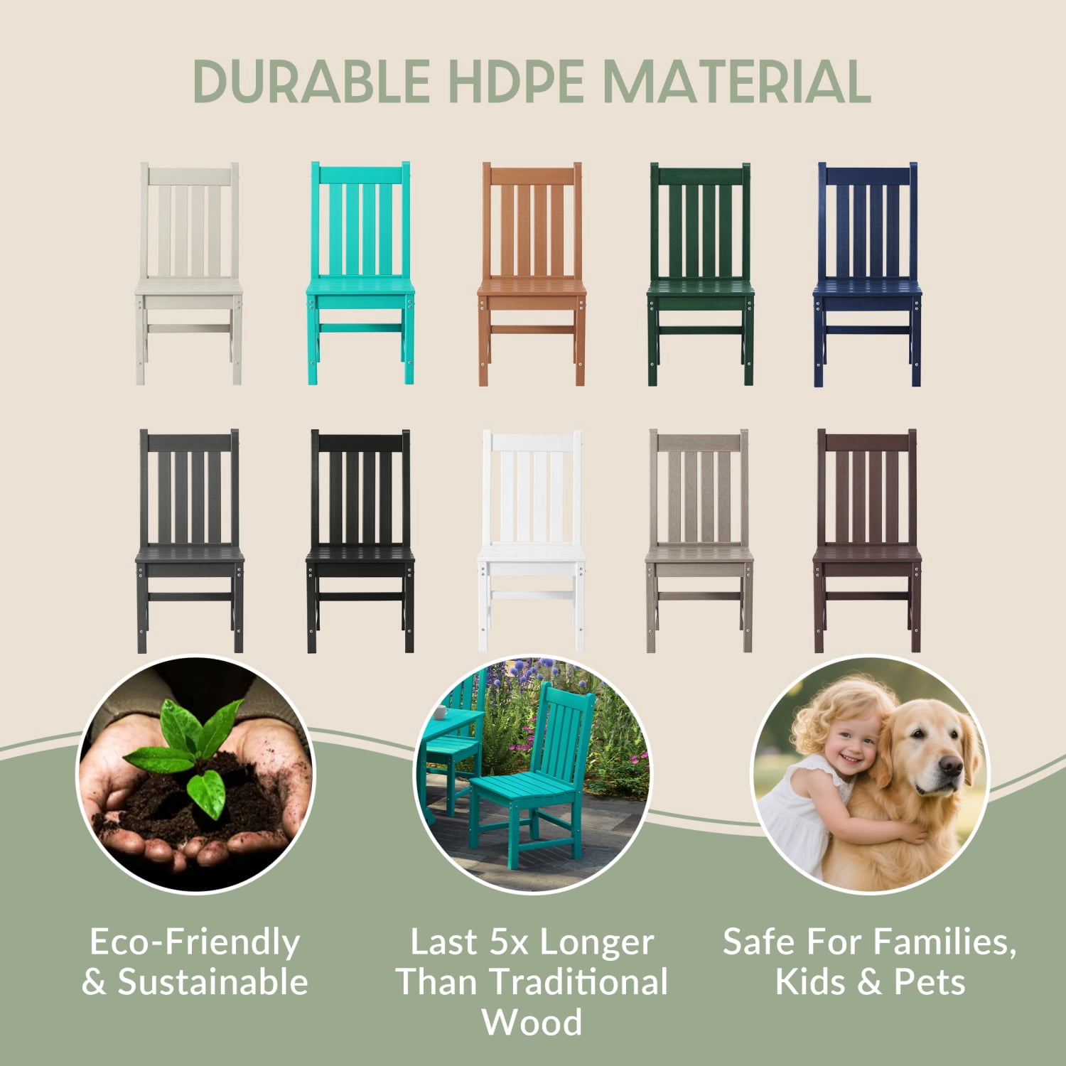 WestinTrends Malibu Outdoor Patio Dining Chair, Turquoise